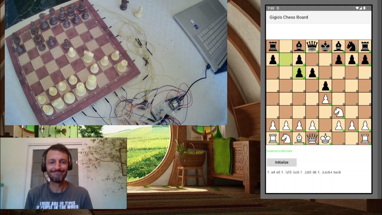 Basic4android's tweet card. Digital Chess Board