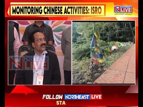 NELiveTV's tweet card. India is Keeping a Watch On Activities of China From the Space: ISRO...