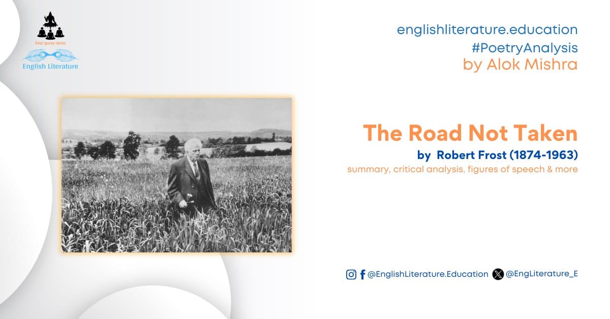 EngLiterature_E's tweet card. Robert Frost remains one of the most celebrated voices of twentieth-century American poetry, admired for his ability to present profound philosophical ideas through the simplicity of rural imagery....