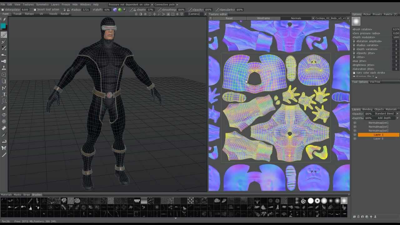 3DCoatWorkflow's tweet card. UV Tile Support