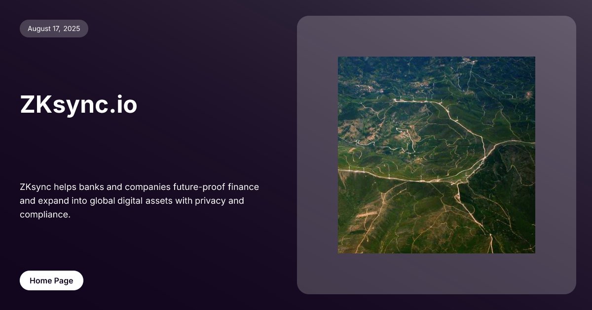 kristophershul2's tweet card. ZKsync helps banks and companies future-proof finance and expand into global digital assets with privacy and compliance.