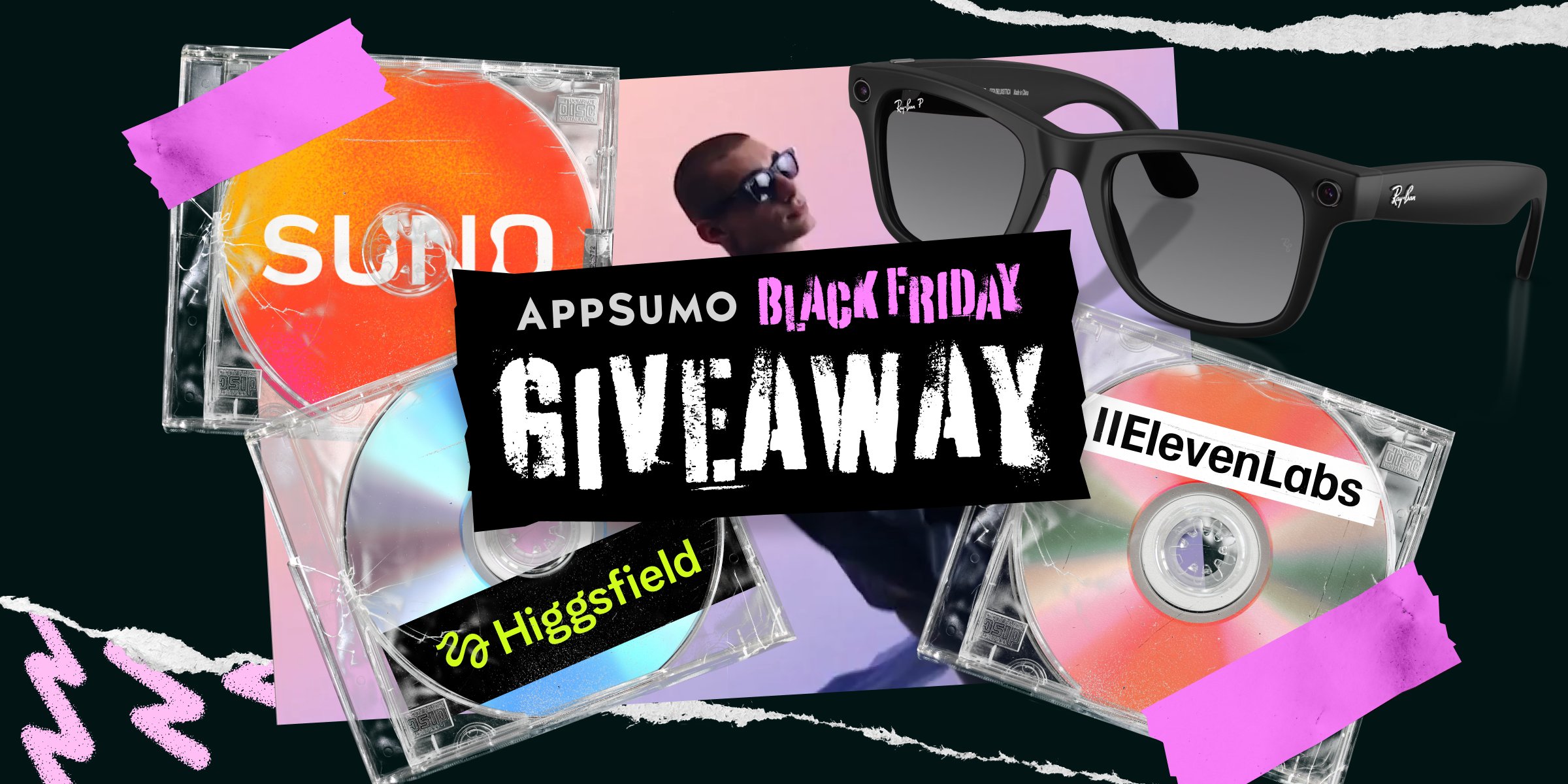 misuarjona's tweet card. AI Goes Punk Giveaway by AppSumo. Hosted by KingSumo Giveaways