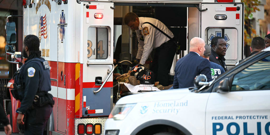 fred_guttenberg's tweet card. Homeland Security Secretary Kristi Noem said two members of the Guard were shot, and police said a suspect is in custody. President Trump is in Florida but the White House was taking extra security...