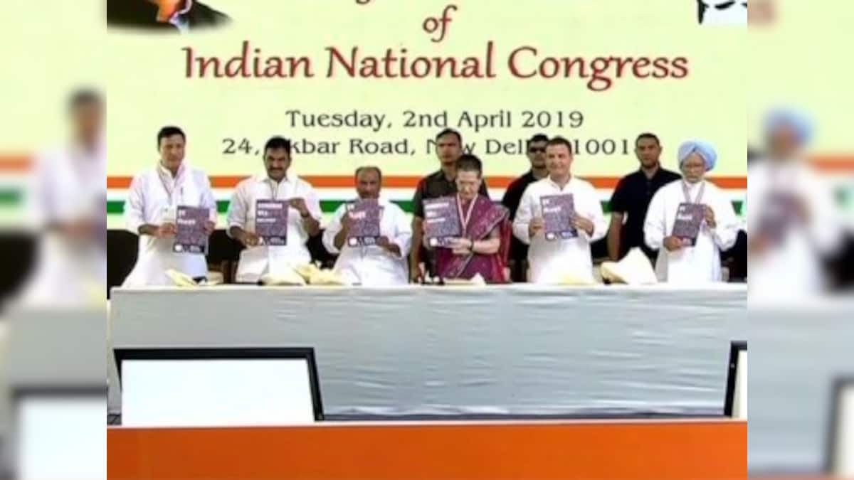 RajivMessage's tweet card. The manifesto launch was heavily attended by Congress brass, including former UPA chairperson Sonia Gandhi, former prime minister Manmohan Singh, P Chidambaram, Rajeev Gowda, Priyanka Gandhi Vadra,...