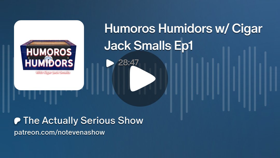 theCJS's tweet card. Get more from The Actually Serious Show on Patreon