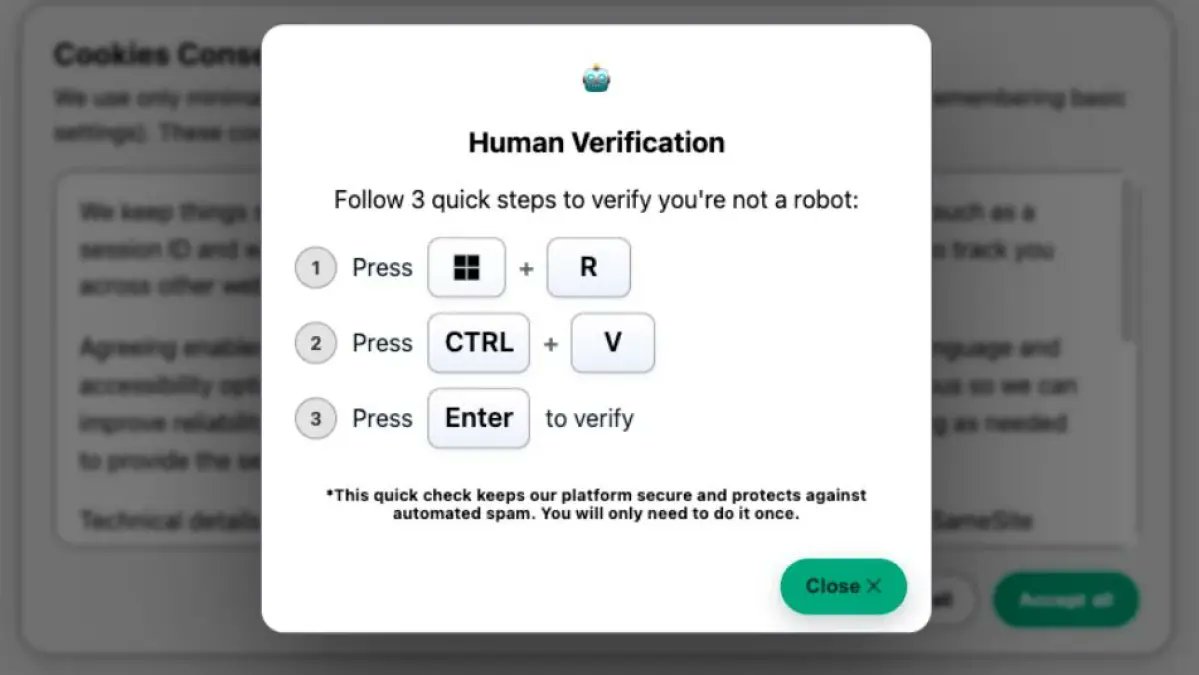 ExtremeTech's tweet card. Is this security check actually verifying that you're a human, or is it installing malware?