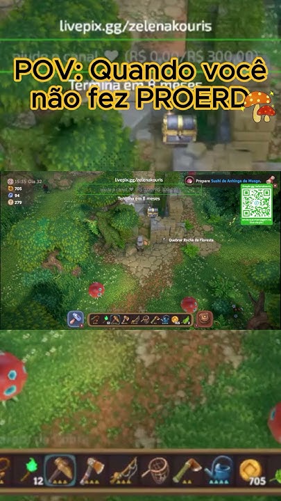 ZelenaKouris's tweet card. POV: Quando você não fez PROERD