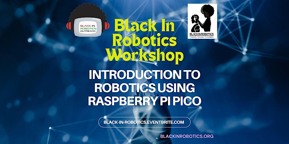 DrCABerry's tweet card. In this workshop, participants will learn about the the basics of robotics using a Raspberry Pi Pico.