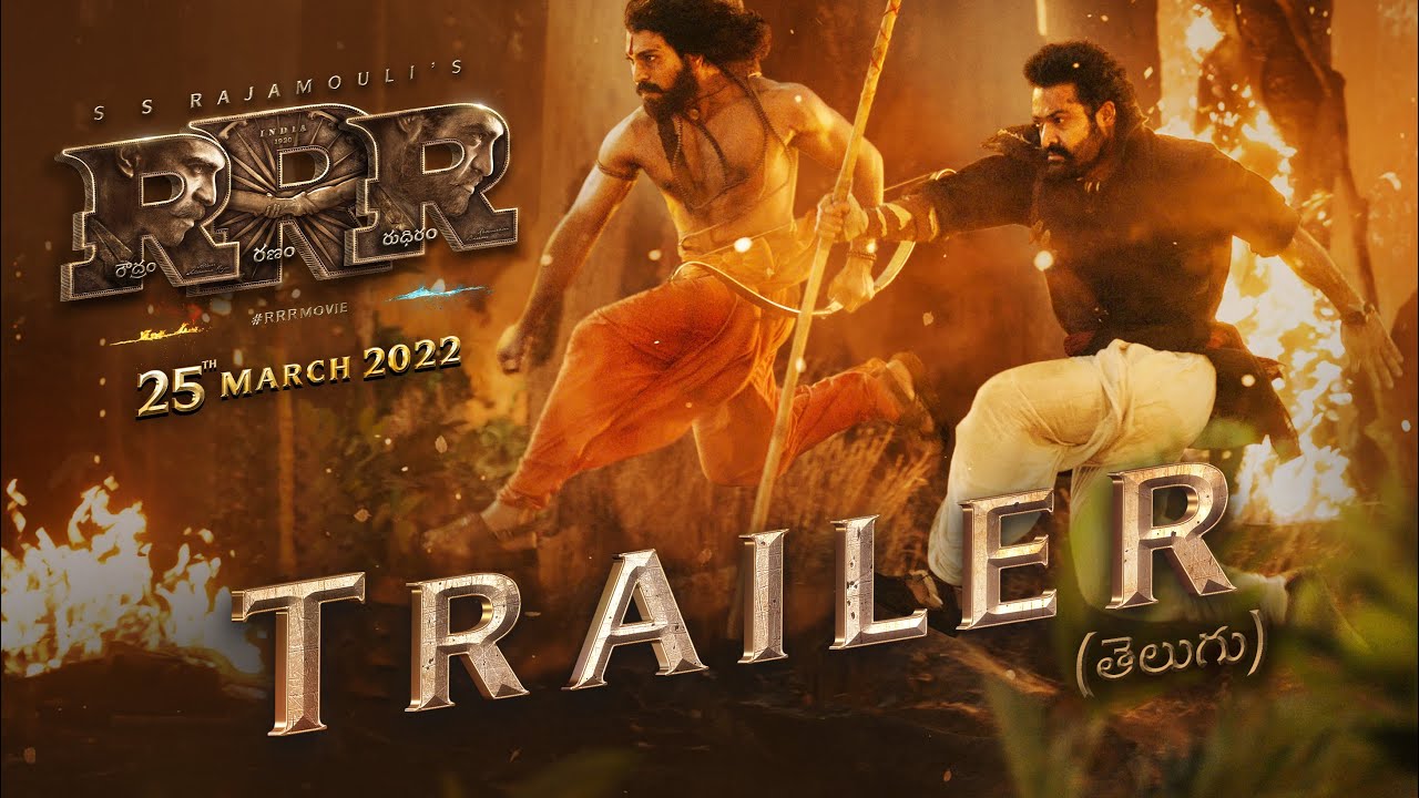 DirKrish's tweet card. RRR Trailer (Telugu) - NTR, Ram Charan, Ajay Devgn, Alia Bhatt | SS...