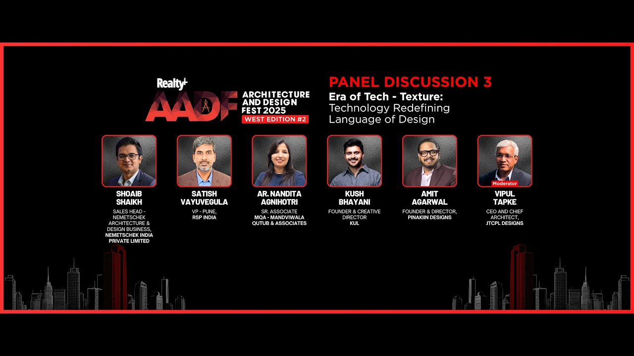 RPRealtyPlus's tweet card. 2nd Realty+ Architecture & Design Forum (AADF) 2025 – Panel 3