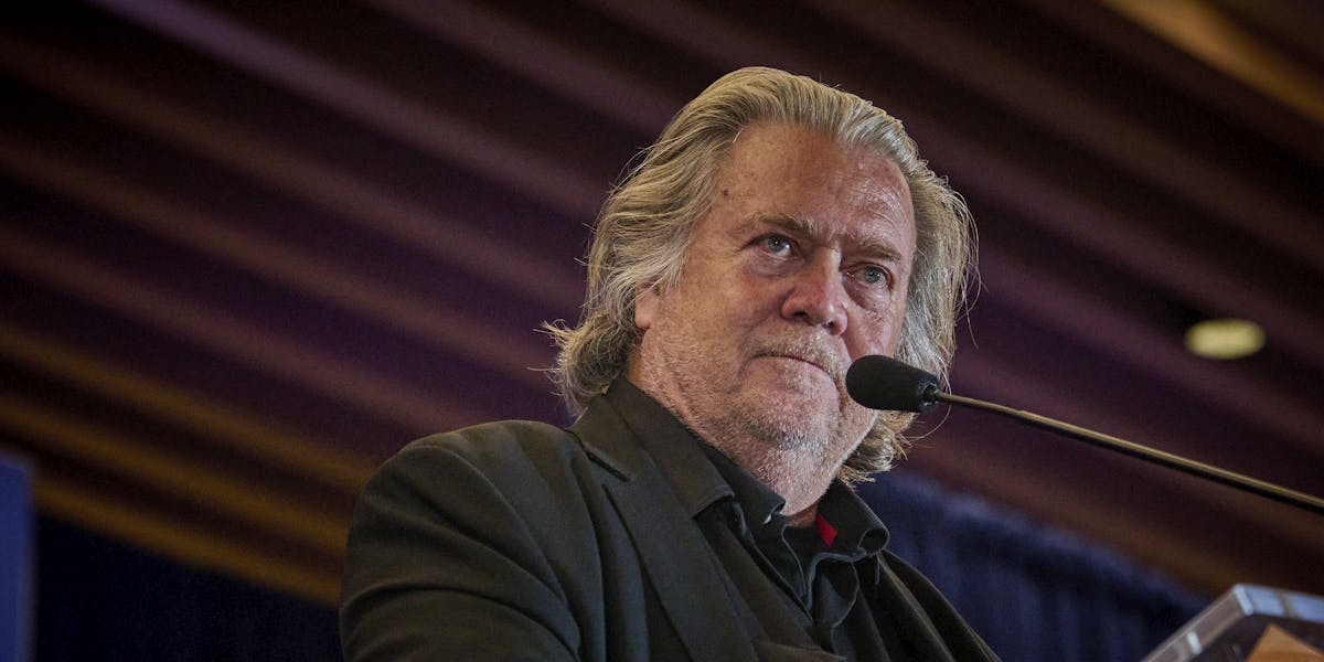 newrepublic's tweet card. Jeffrey Epstein advised Bannon on Donald Trump’s first term.