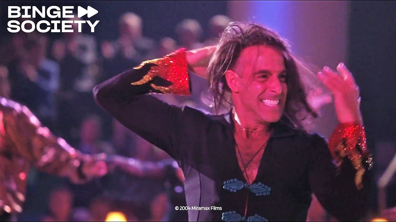 f_stanik's tweet card. Shall We Dance: Link looses his wig during the competition