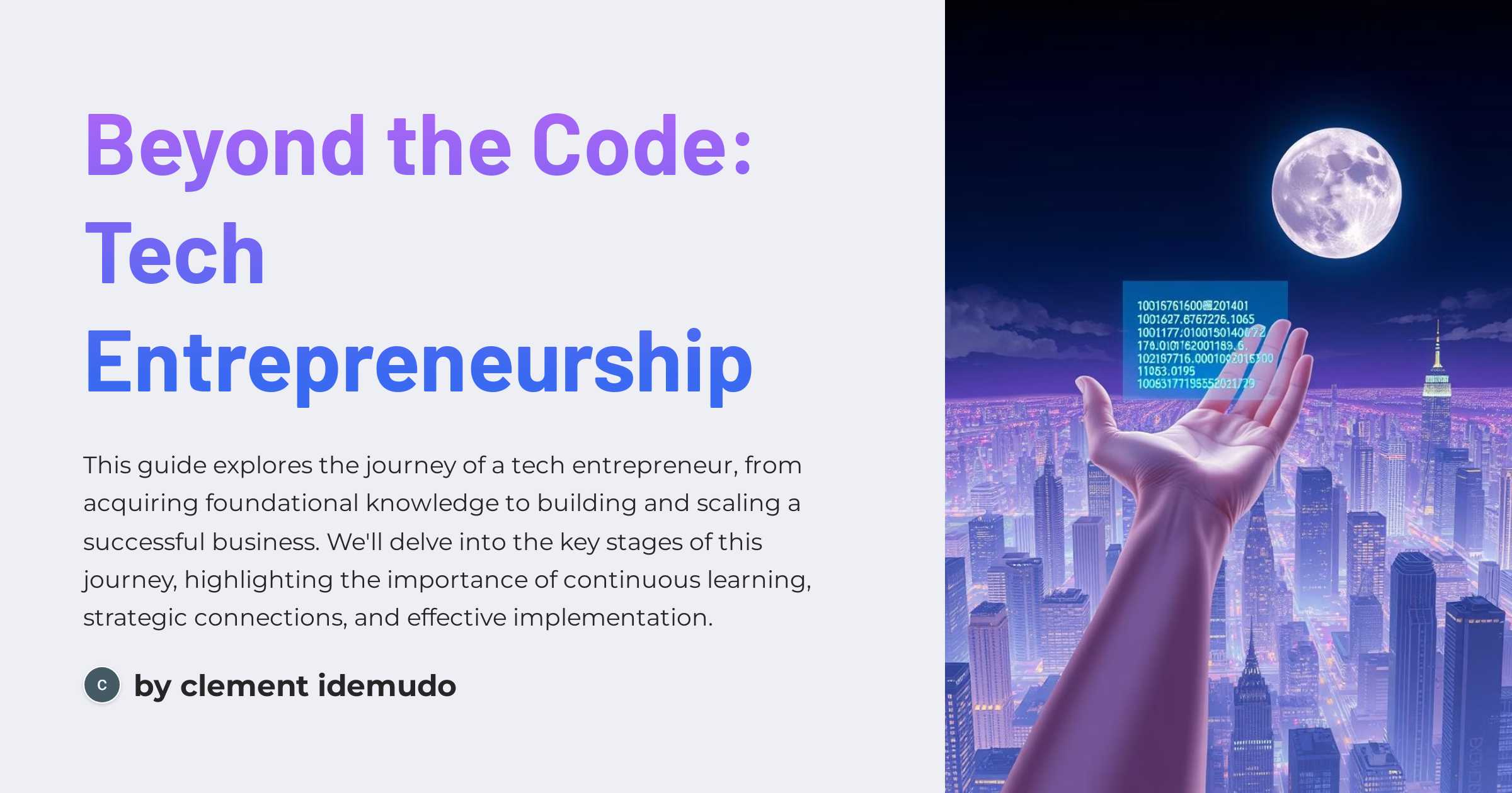 PythonUyo's tweet card. This guide explores the journey of a tech entrepreneur, from acquiring foundational knowledge to building and scaling a successful business. We'll delve into the key stages of this journey, highlig...