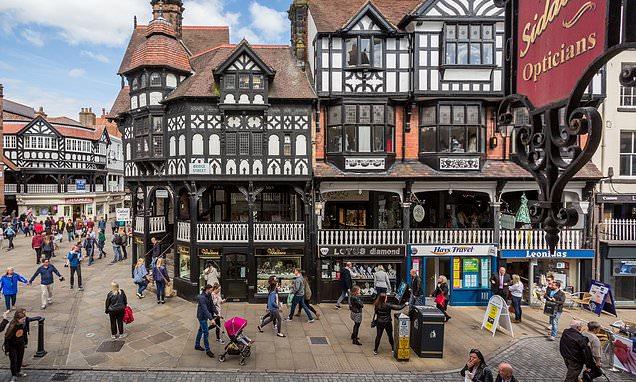 54bWatergate's tweet card. Chester boasts broad ancient streets, city walls and cobbled paths. The Daily Mail's Ian McGibbon visited and says the city has the edge on Bath and York for Roman ruins.