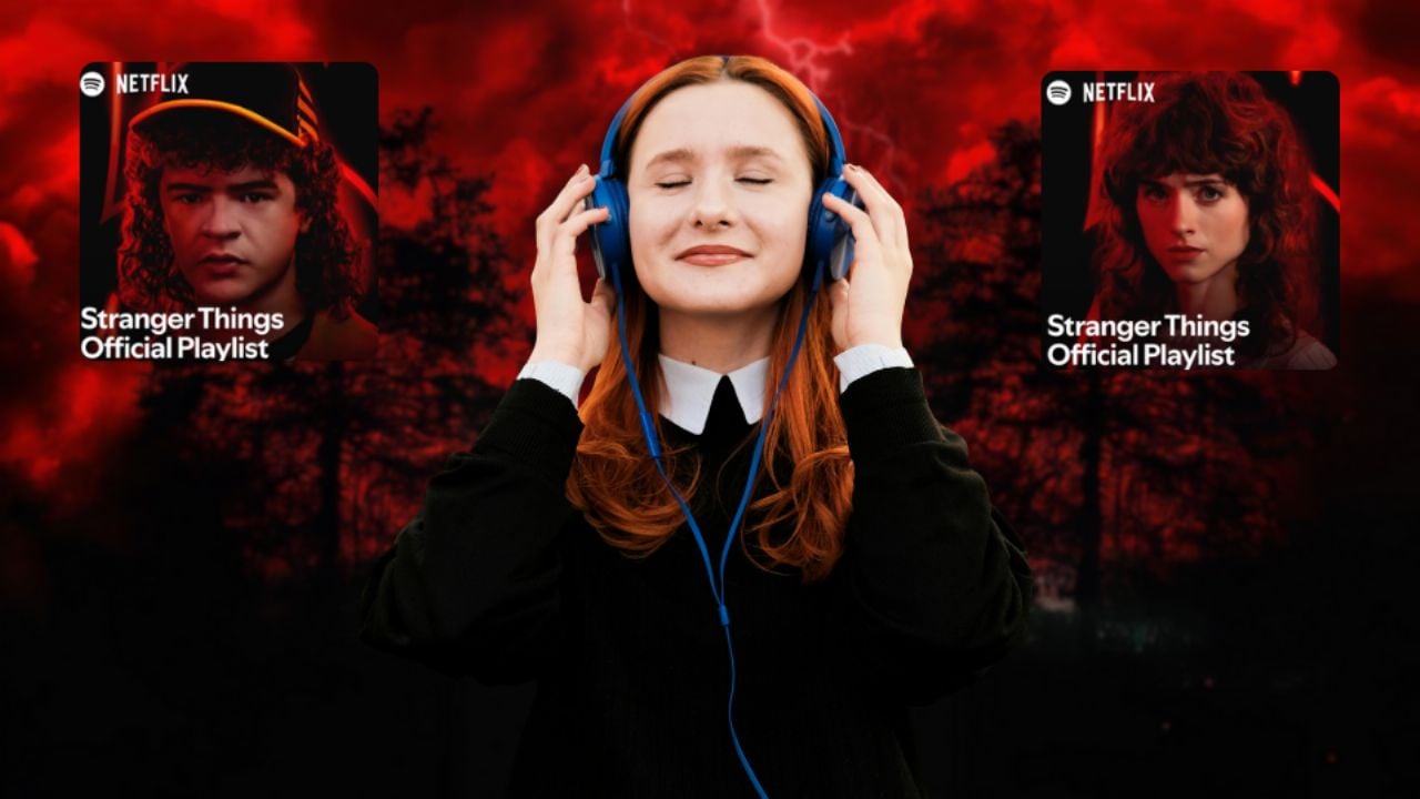 ABCNoticiasMX's tweet card. A continuación te mostramos cómo hacer esta dinámica y descubrir si tu gusto musical coincide con el de uno de los personajes del pueblo de Hawkins.