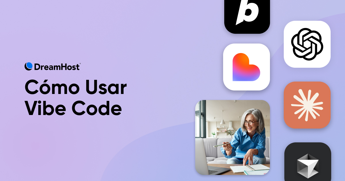 DreamHost_ES's tweet card. Enseñar a mi abuela a crear una app con IA reveló exactamente dónde el vibe coding triunfa y dónde falla de forma catastrófica. El primer prompt funcionó perfecto. Agregar funciones lo rompió todo....