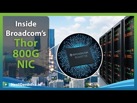 ConvergeDigest's tweet card. #TechUpdate: Inside Broadcom's Thor Ultra 800G Ethernet NIC