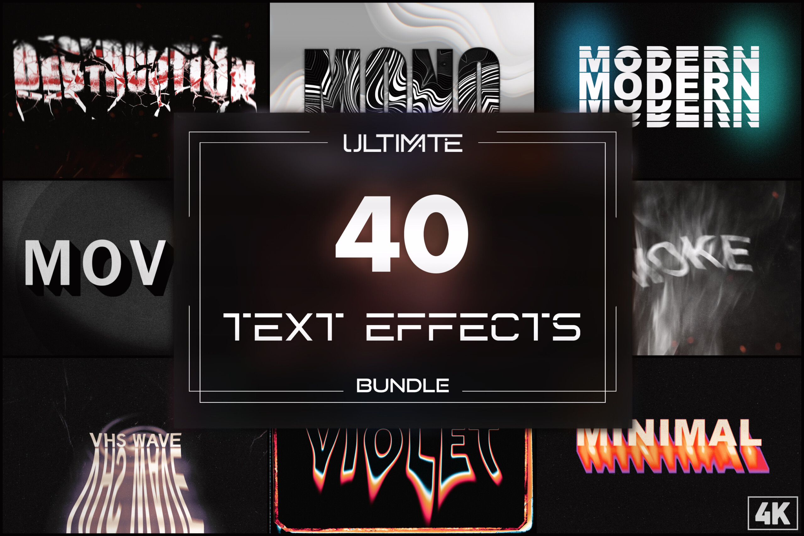 ByPeopleTeam's tweet card. 40 Ultimate Text Effects - Textured, Abstract, Black And White, Cracked, Liquid, And More Styles