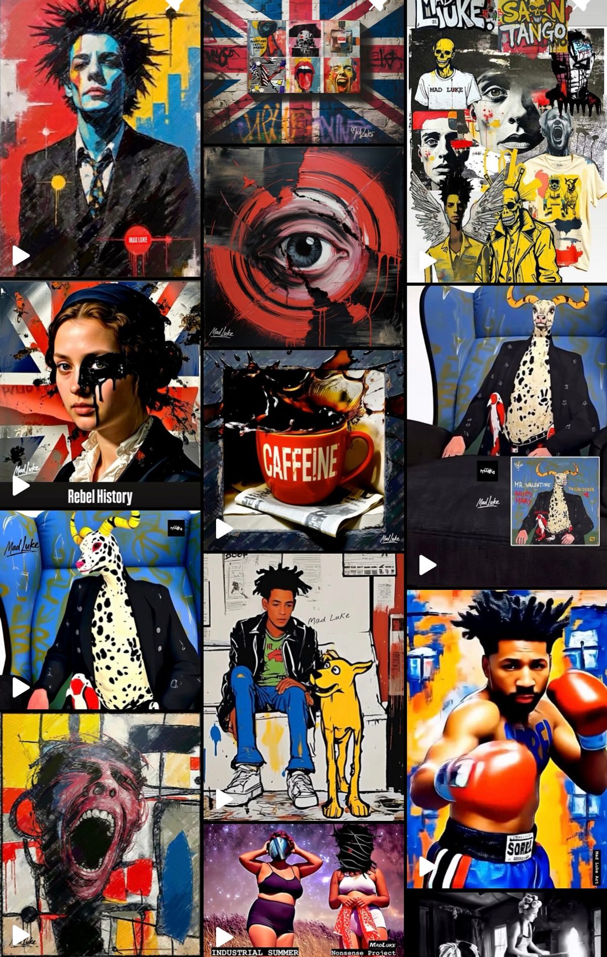 mad_nonsense's tweet card. Post by MAD LUKE ART 🇬🇧