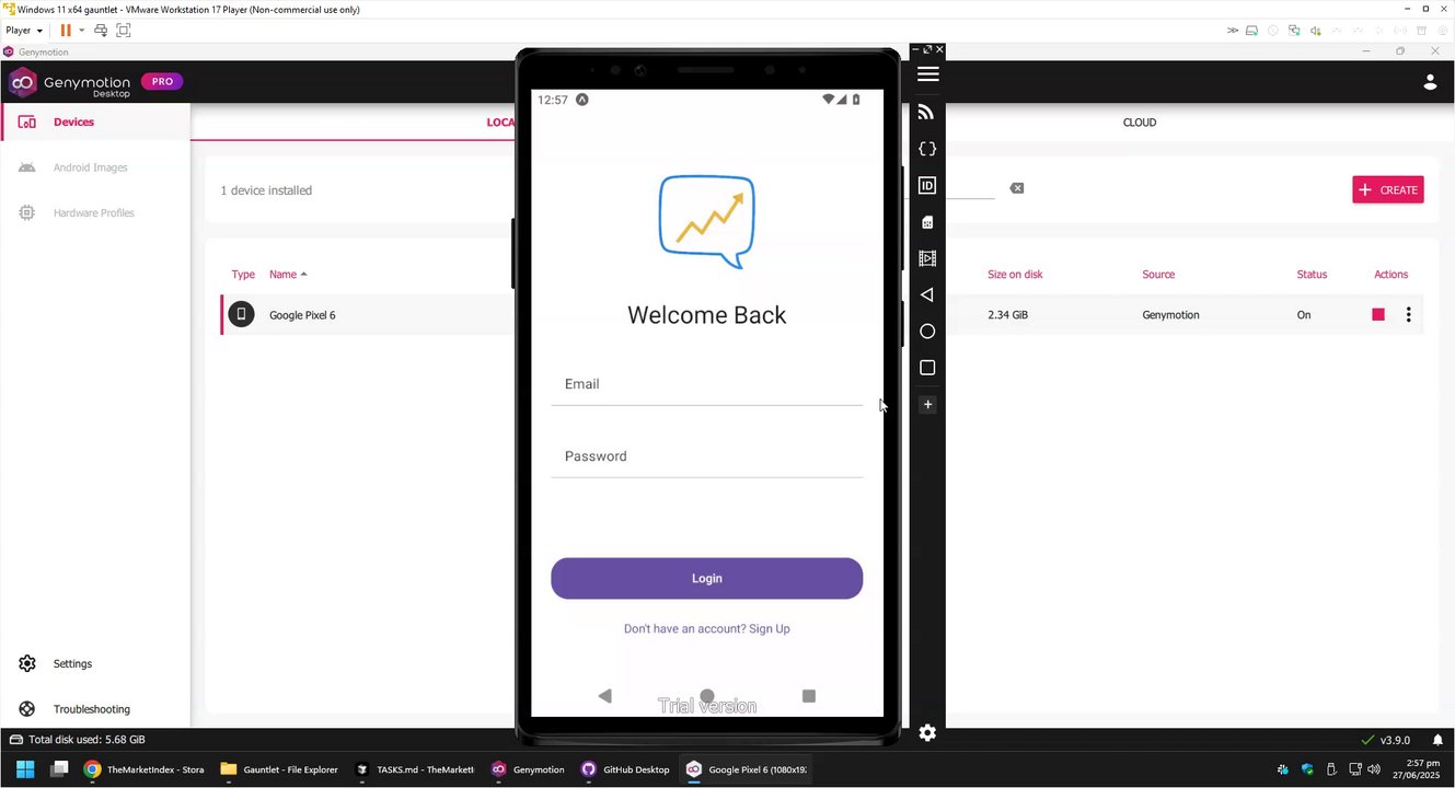 CJonesCode's tweet card. TheMarketIndex - Week 2 Gauntlet AI project submission 2