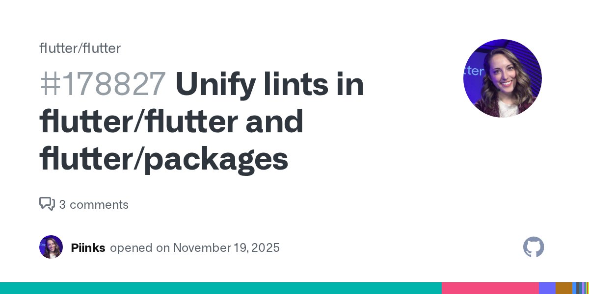 kevmoo's tweet card. Last year we made some big improvements to how we work in order to accelerate development and improve quality of life. We merged flutter/flutter and flutter/engine and adopted the Dart formatter, b...