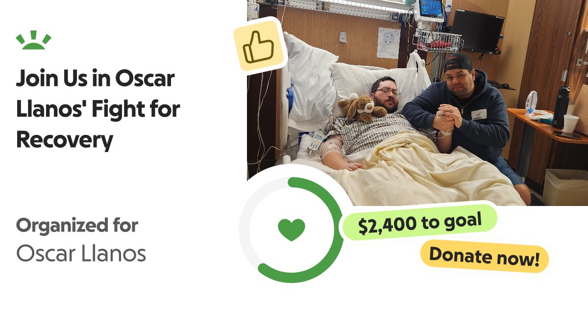 SourceHealLight's tweet card. On Monday, October 13, my best friend Oscar Llanos clocked out of work and … Johnny Robles needs your support for Join Us in Oscar Llanos' Fight for Recovery