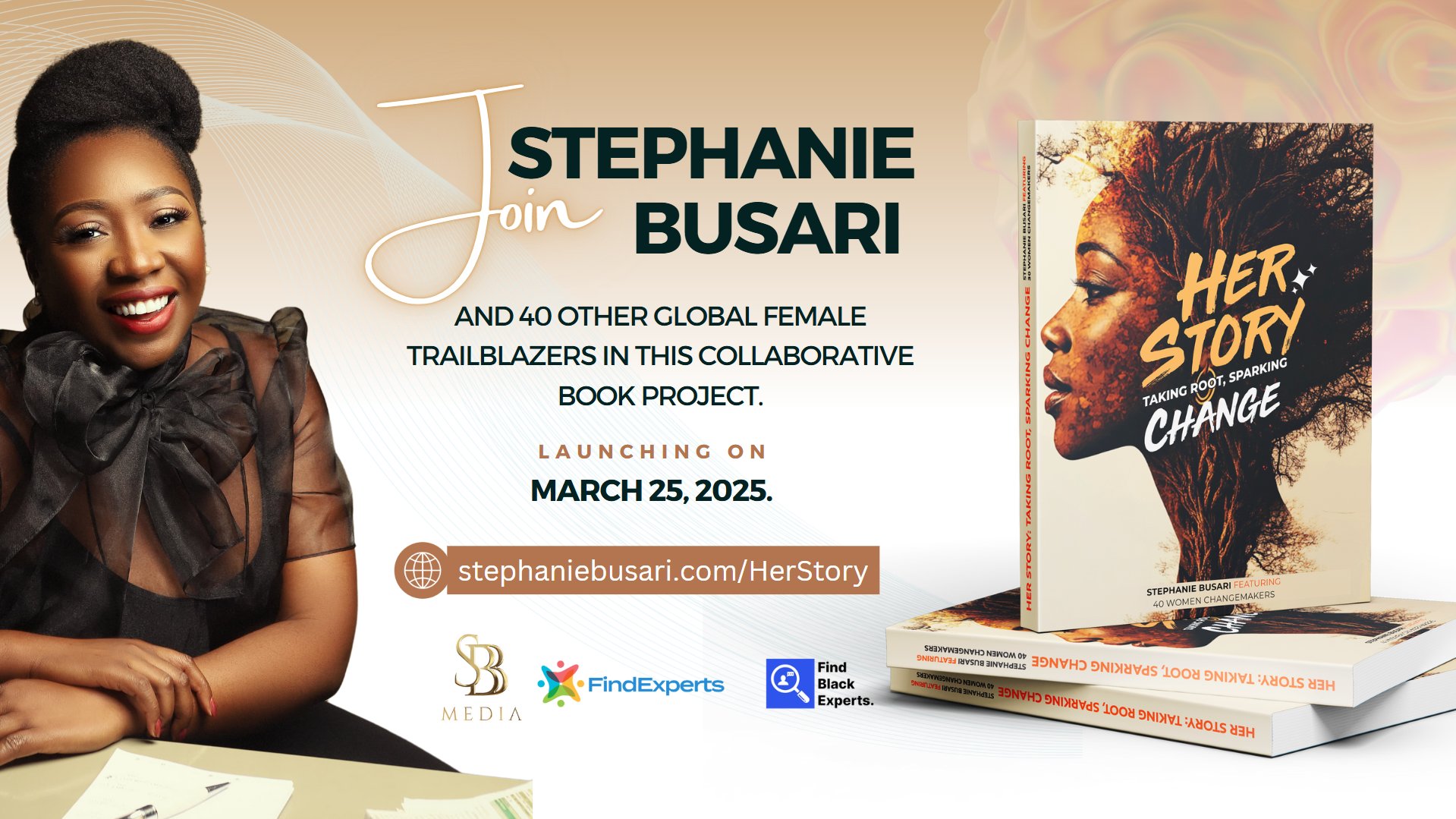 StephanieBusari's tweet card. Her Story: Taking Root, Sparking Change 40 Women. One Powerful Book. Countless Lives Changed. Join the Community Contribute a chapter A Collaborative Book Celebrating 40 Remarkable Global Women from...