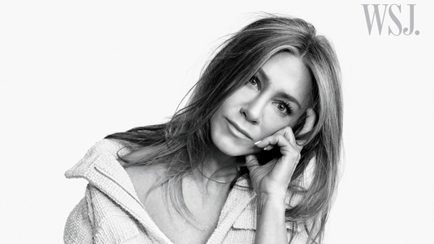 HollywoodLife's tweet card. Jennifer Aniston wore denim shorts & admitted to getting a salmon-sperm facial on the cover of 'WSJ.'