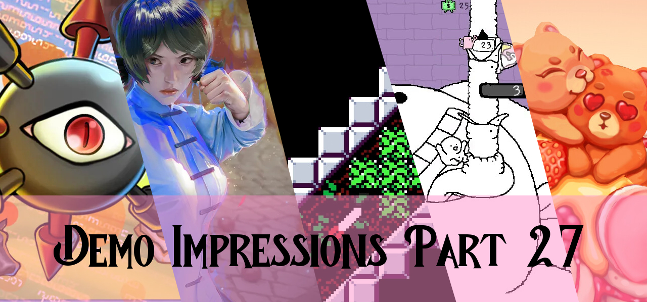 RipWitch_'s tweet card. 5 more demos to sink your teeth into! Check out my demo impressions for Identifile, Keys of Fury, Trimjob, Tingus Goose, and Umam