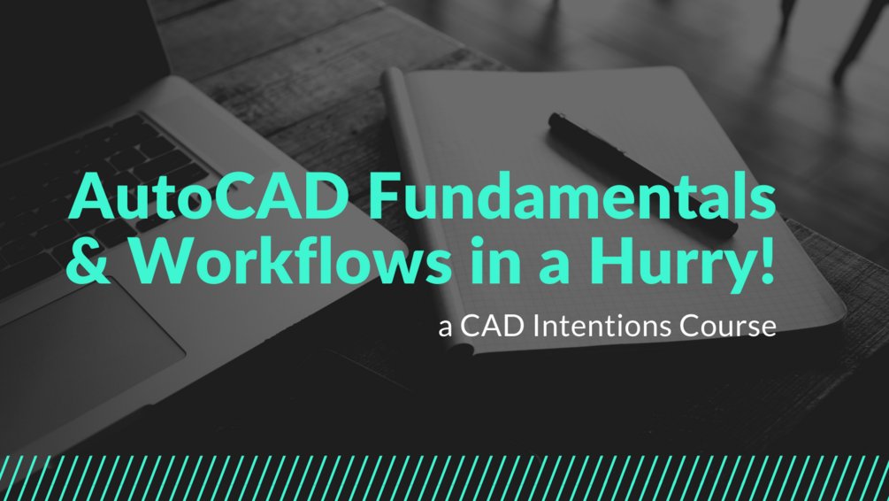 cadintentions's tweet card. Stop Wasting Time Fighting with AutoCAD! Learn the AutoCAD Fundamentals & Workflows that will teach you to Work Faster, Smarter, Cleaner & Get AutoCAD Working for You! Last year, I sent out...