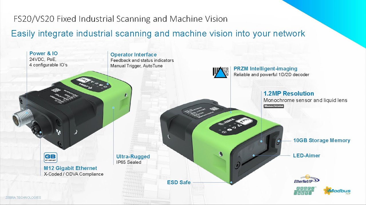 Automation_Spec's tweet card. Zebra Technologies Fixed Industrial Barcode Scanner Quick Start