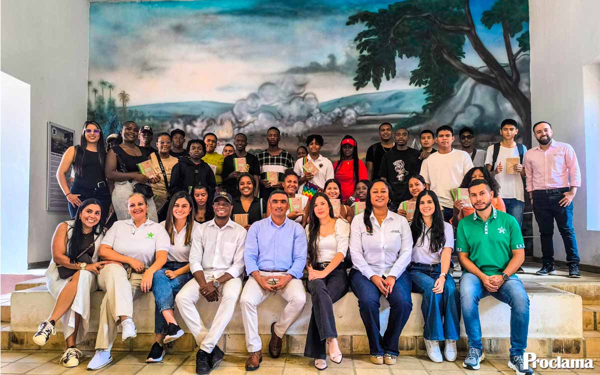 Proclama's tweet card. Red de Medios Proclama del Pacífico Noticias – Caloto refuerza formación técnica con alianza público-privada – Proclama