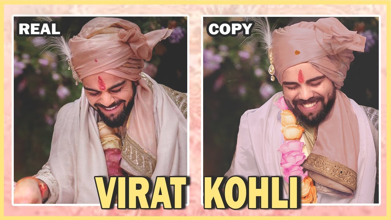 TheRajatCode's tweet card. RECREATING VIRAT KOHLI'S PICTURES!
