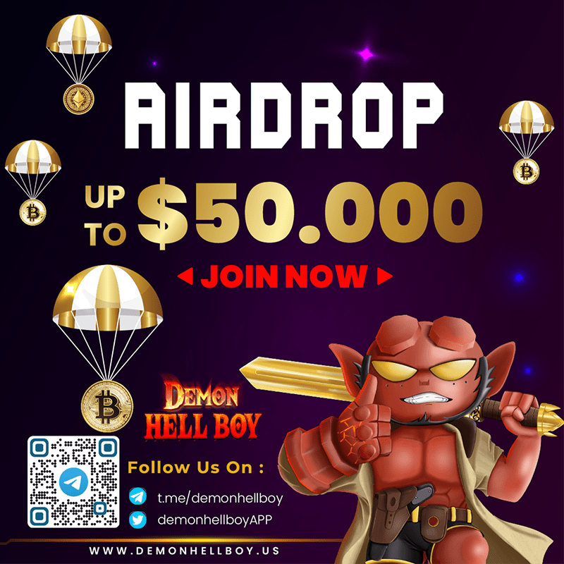 SDTech17's tweet card. 💥 Welcome to DemonHellboy ($DHB) Airdrop 2 💥 🏢 In order to introduce the project to the community 🏢 👹 A huge airdrop from the Demonhellboy crypto project is given to you 👹 🏋🏻‍♂️ DemonHellboy...