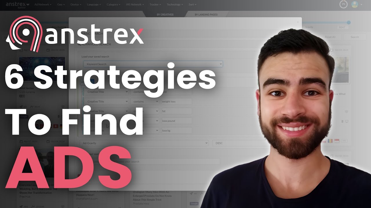 HugoCNobre's tweet card. How To Find Ads With Anstrex: 6 Search Strategies You Need to Know