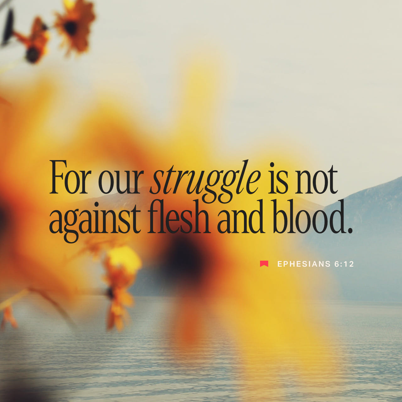 debthedeb's tweet card. For we are not fighting against flesh-and-blood enemies, but against evil rulers and authorities of the unseen world, against mighty powers in this dark world, and against evil spirits in the heavenly