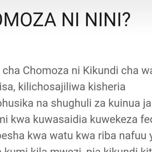 structiformtz's tweet card. CHOMOZA MICROFINANCE GROUP (@chomoza_microfinance) • Instagram photo