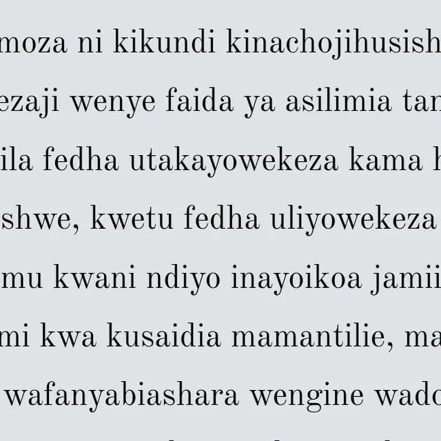 structiformtz's tweet card. CHOMOZA MICROFINANCE GROUP (@chomoza_microfinance) • Instagram photos and videos