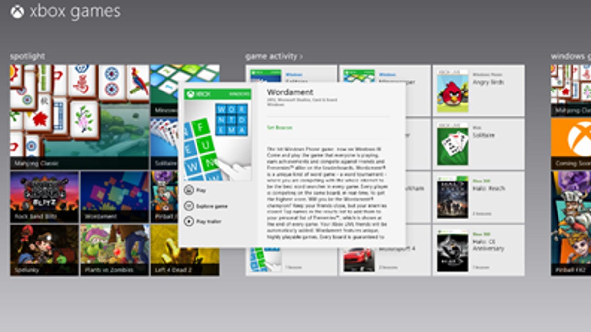 ZDNET's tweet card. Angry Birds, Minesweeper, Wordament and 37 other casual games will be available on October 26, the day Microsoft makes Windows 8 commercially available.