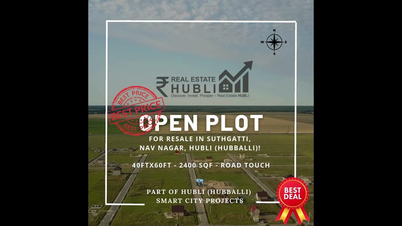 realestatehubli's tweet card. Is Nav Nagar Hubli the BEST Place to Buy a 60x40 Residential Plot