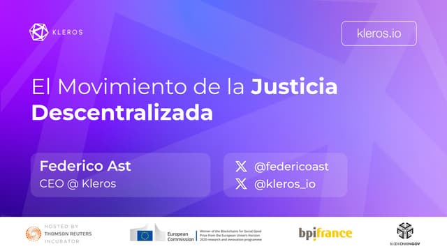 federicoast's tweet card. El Movimiento de la Justicia Descentralizada: Inteligencia Artifici...