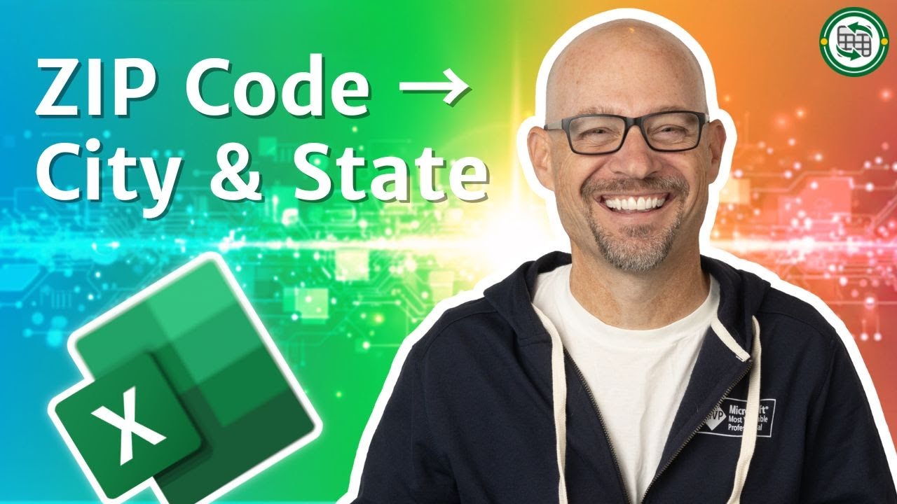 Exceluniversity's tweet card. How to Get City & State from ZIP Code in Excel with Power Query &...