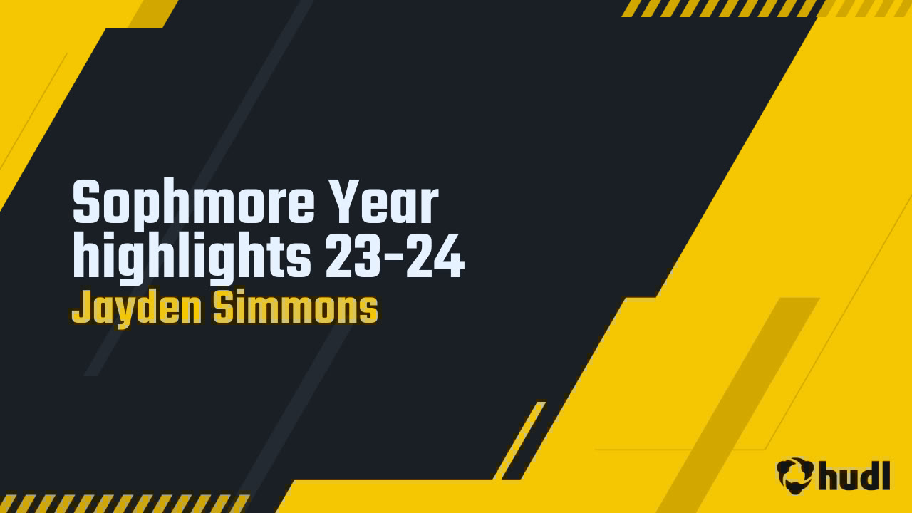 JSimmons2007's tweet card. Sophmore Year highlights 23-24