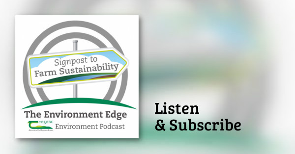 WatersProgramme's tweet card. Presented by Cathal Somers & Deirdre Glynn, with new episodes every two weeks, the Environment Edge is your signpost to farm sustainability.