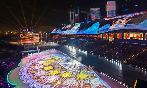 cprosio's tweet card. Barco powers the spirit of the Chengdu World Games