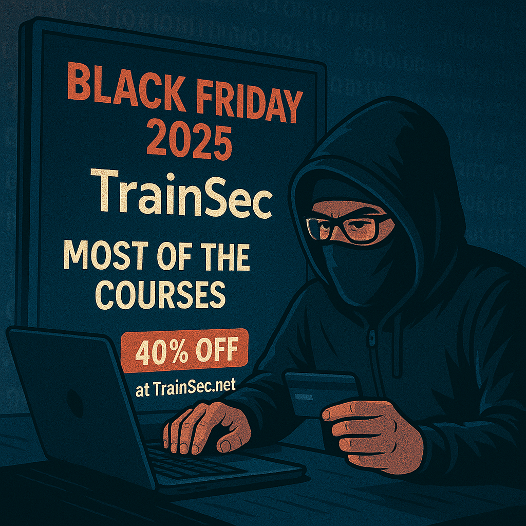 zodiacon's tweet card. Cybersecurity courses that are on Black friday sale 2025