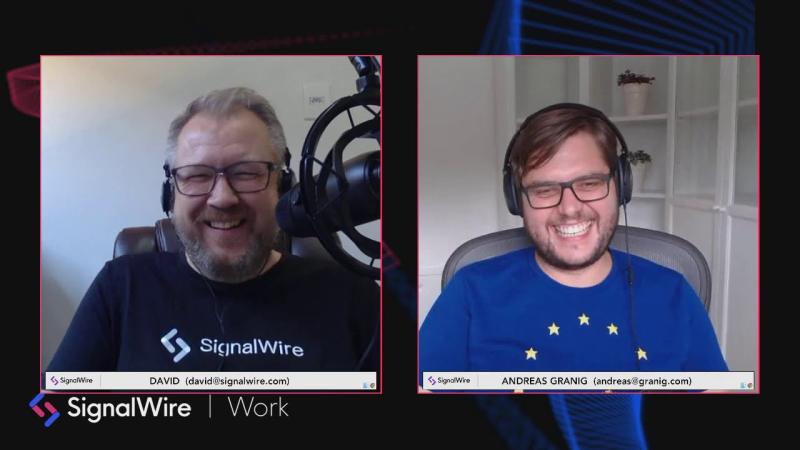 andreasgranig's tweet card. I recently had the pleasure talking to David Duffett at Cluecon Weekly about my (back then still stealthy) new endeavor Sipfront. Check it out for some insights how it came to life, how it works and...