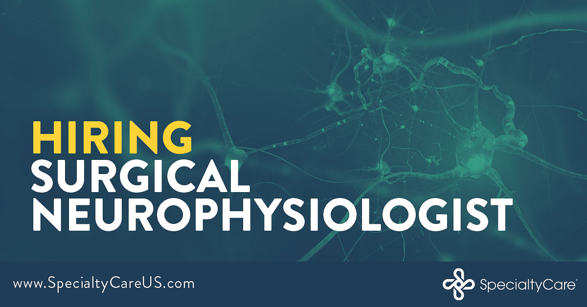SpecialtyCareUS's tweet card. PURPOSE OF THE POSITION Travel exclusively to accounts across a region to provide intraoperative neurophysiological monitoring (IONM) care for patients during surgical procedures where there is risk...