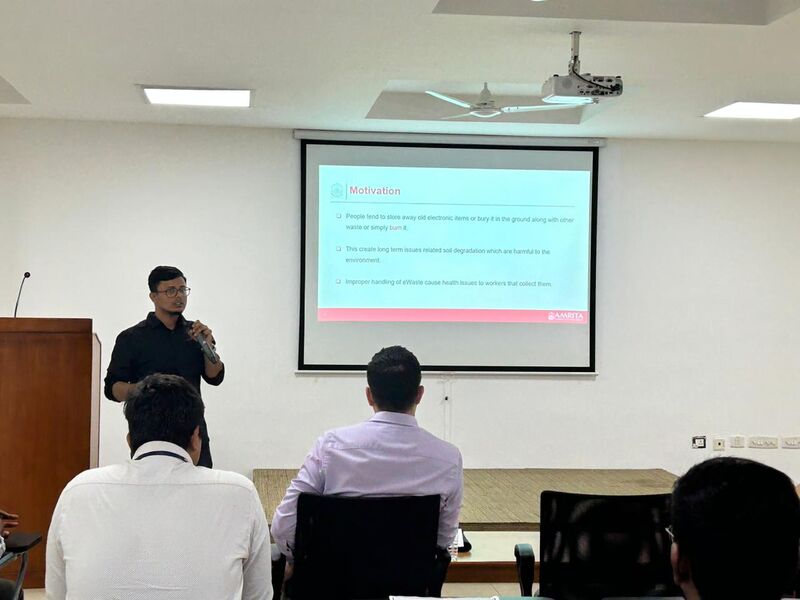 AmritaWna's tweet card. Congratulations to Rittick Maity and Rohit Mathew Samuel from MTech Wireless Networks & Applications on presenting their research papers at the prestigious International Conference on Wireless...