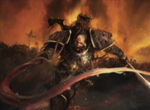 Sr_Dralnu's tweet card. ¡Hola tontines! Continuamos la «Semana del Caos», viendo mazos para las legendarias del mazo preconstruido «The Ruinous Powers» de Warhammer 40K. Normalmente se quiere proteger de la muerte al coma…